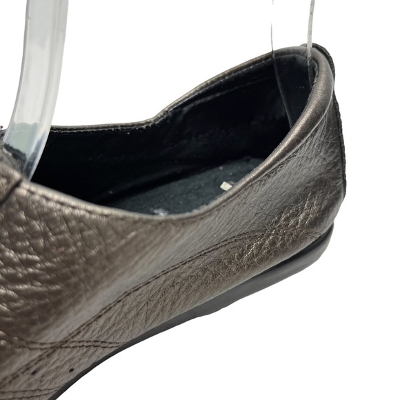 AEROSOLES TOY SOLDIER Metallic Bronze Genuine Leather Sneakers Casual Shoes 5 M - Picture 10 of 16